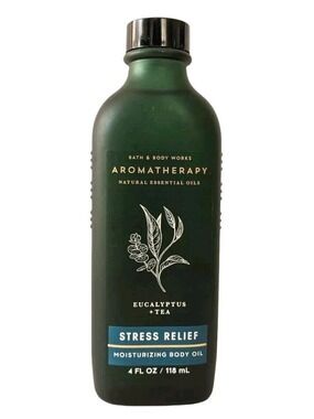 BATH AND BODY WORKS EUCALYPTUS TEA AROMATHERAPY MOISTURIZING BODY OIL